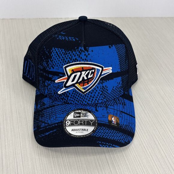 New Era 9Forty A-Frame Oklahoma City Thunder OKC NBA Tip Off Hat Snapback NEW - Picture 1 of 6